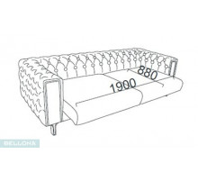 Трехместный диван Монтего MONT-02